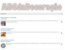 Tablet Screenshot of abcdadecoracao.com